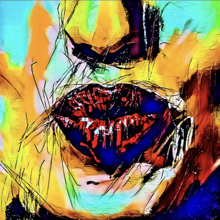 CS COLOURED KISS 80x80cm